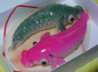 岡村製菓の鯉の生菓子