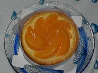 ラフレシール　桃のチーズケーキ