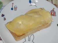 メイゴーダチーズのチーズトースト
