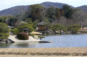 岡山後楽園　沢の池