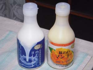新札幌乳業　のむヨーグルト2種