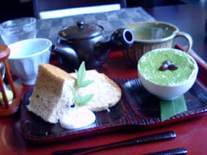 かぐや姫の抹茶ティラミス　お茶セット