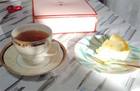 セイロン紅茶とリンゴのチーズケーキ